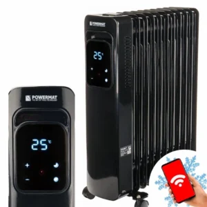 Обігрівач масляний електричний SMART WIFI BLACK 2500W 11 ребер
