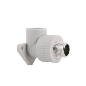 Кут поліпропіленовий 90° 20х1/2"В настінний, з кріпленням для поліпроп. труб Thermo Alliance